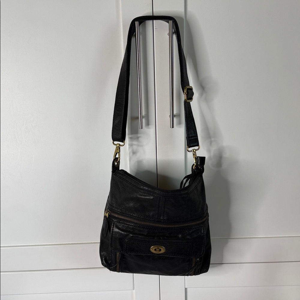 FOSSLI Leather Crossbody Bag - Picture 2 of 10